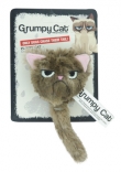 Grumpy cat fluffy brown bal