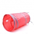 Kattentunnel   met bal 25 x 51 cm rood