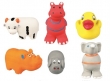 Latex baby zoo figuren (9 cm) prijs per stuk