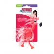 KONG frizz bird flamingo ( zalmroze of turquoiseblauw)