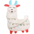 Festive Lama met slinger stiksel  30x22 cm