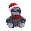 Santa sloth kerst luiaard 23 cm.