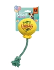 Happy birthday ballon met flosstouw (15 x 37 cm)